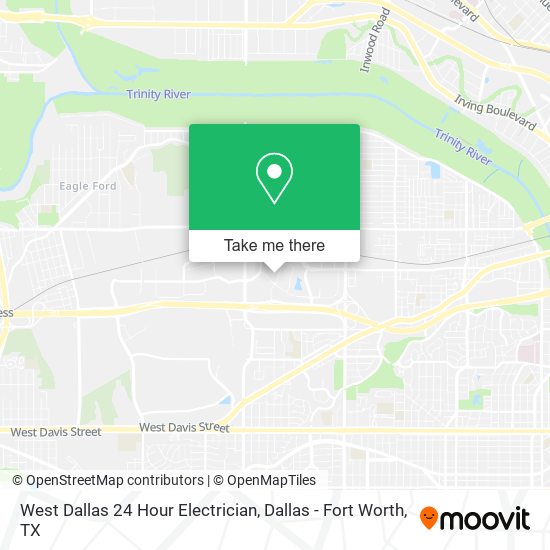 Mapa de West Dallas 24 Hour Electrician