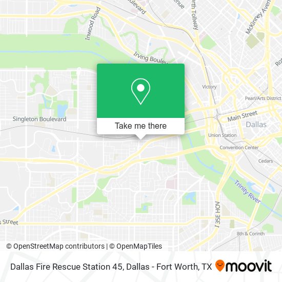 Dallas Fire Rescue Station 45 map