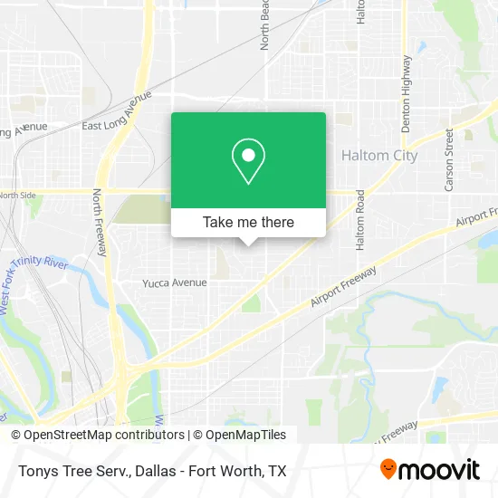 Tonys Tree Serv. map