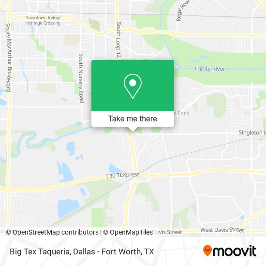 Mapa de Big Tex Taqueria