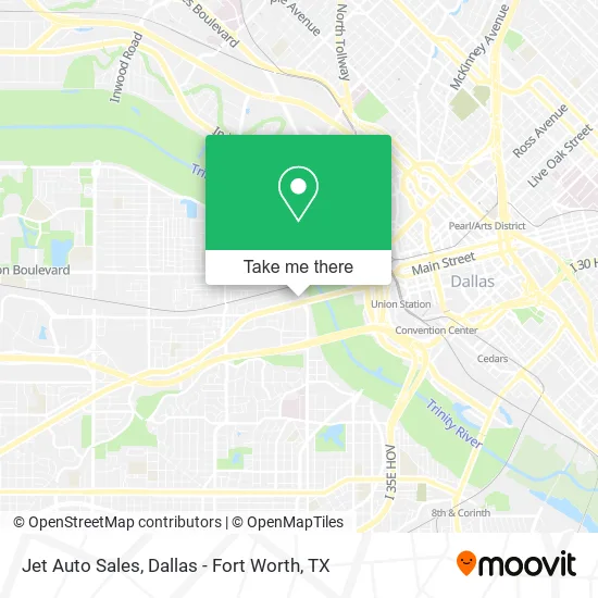 Jet Auto Sales map