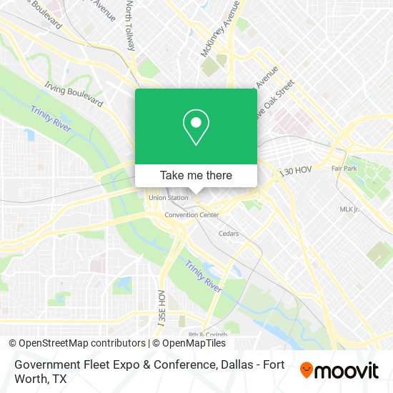 Mapa de Government Fleet Expo & Conference