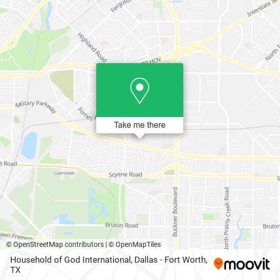 Mapa de Household of God International