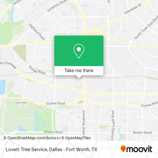 Lovett Tree Service map