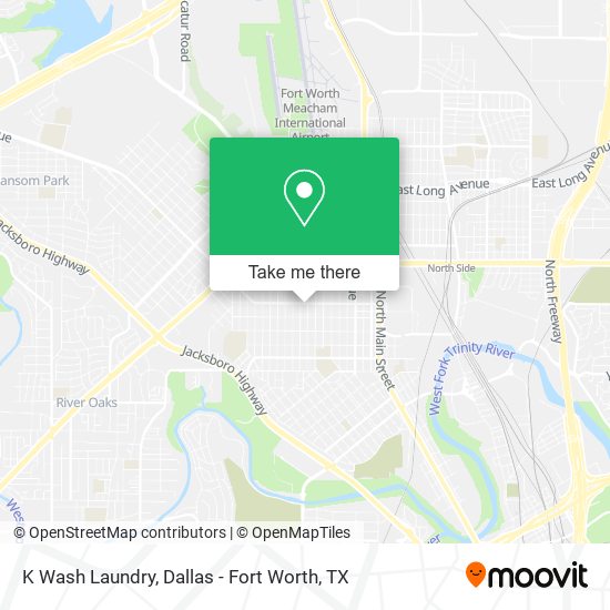 K Wash Laundry map