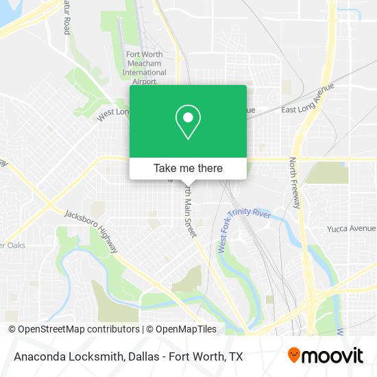 Anaconda Locksmith map