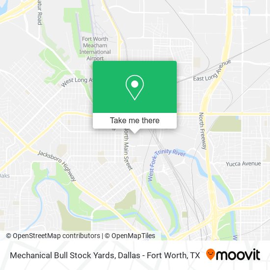 Mechanical Bull Stock Yards map