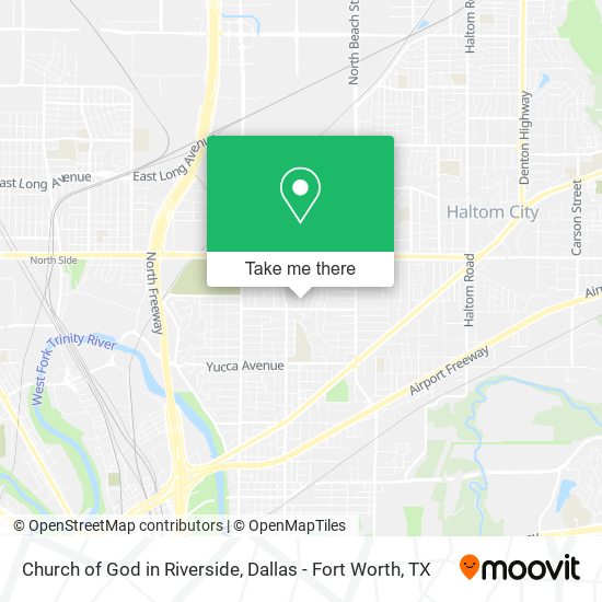Mapa de Church of God in Riverside