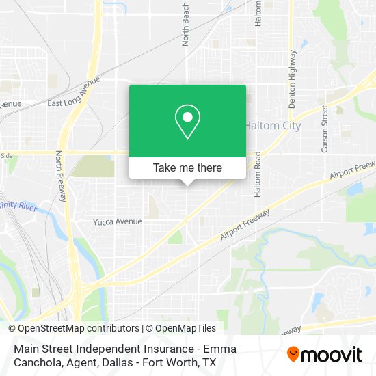 Main Street Independent Insurance - Emma Canchola, Agent map