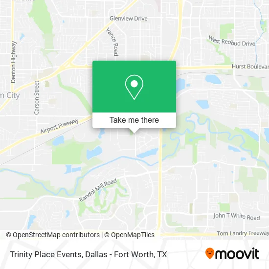 Trinity Place Events map
