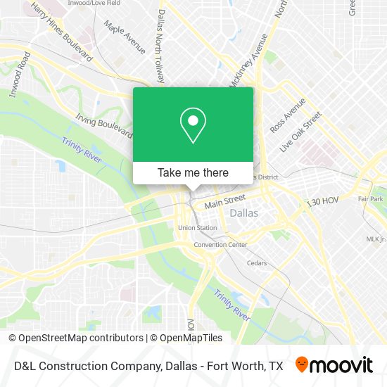 D&L Construction Company map
