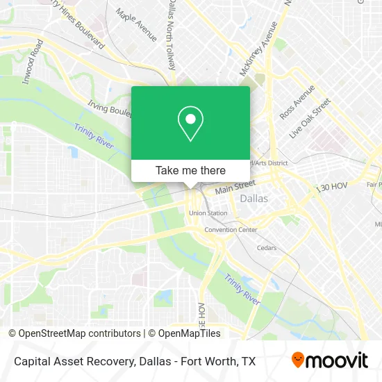 Capital Asset Recovery map