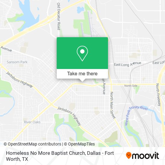 Homeless No More Baptist Church map