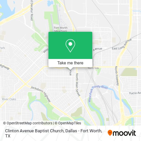 Clinton Avenue Baptist Church map