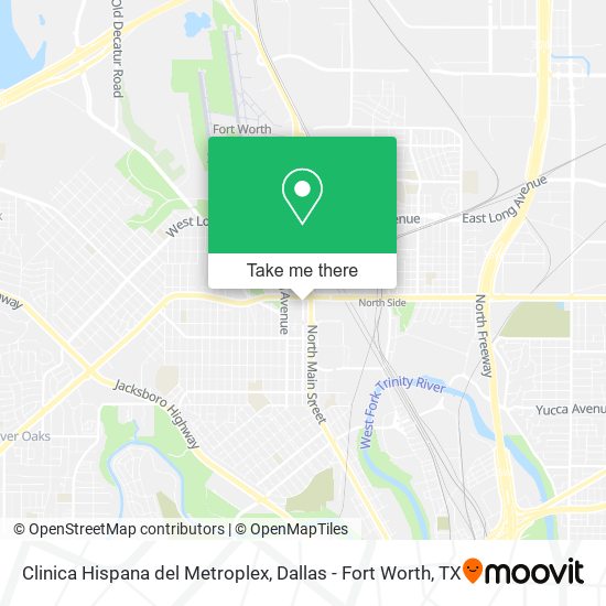 Clinica Hispana del Metroplex map
