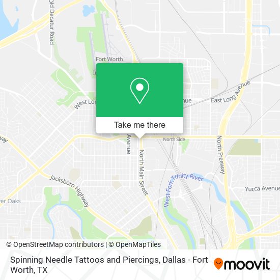 Mapa de Spinning Needle Tattoos and Piercings