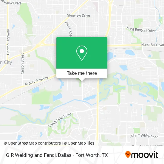 G R Welding and Fenci map