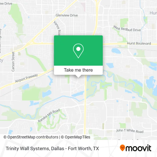 Trinity Wall Systems map