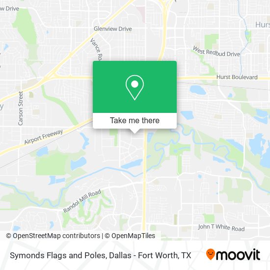 Symonds Flags and Poles map