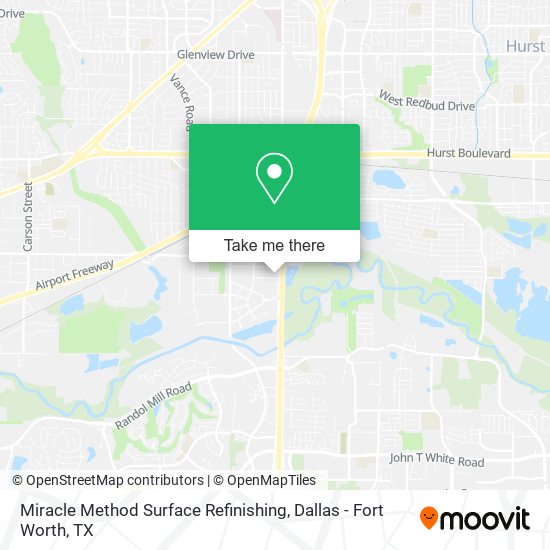Mapa de Miracle Method Surface Refinishing