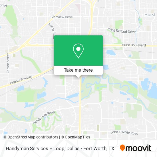 Handyman Services E Loop map