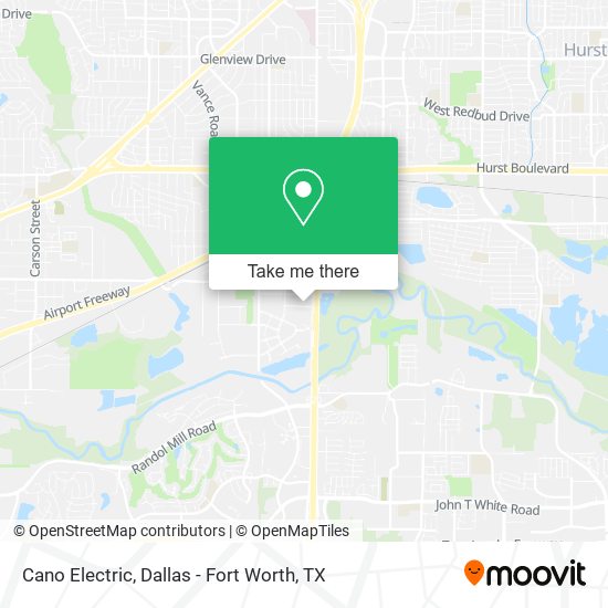 Cano Electric map