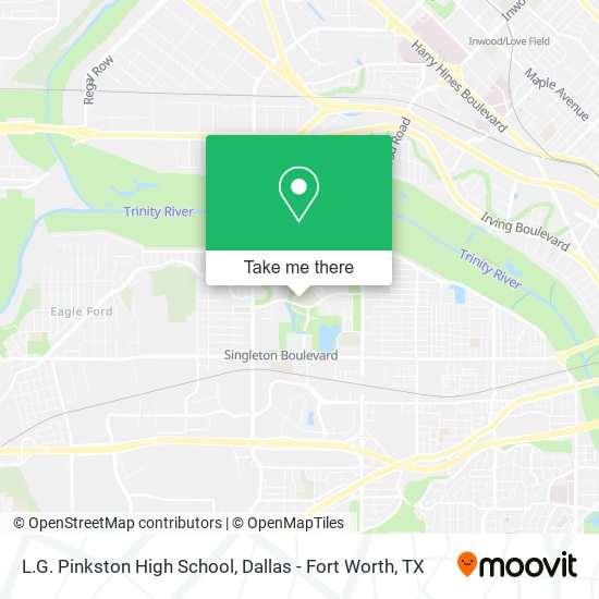 Mapa de L.G. Pinkston High School