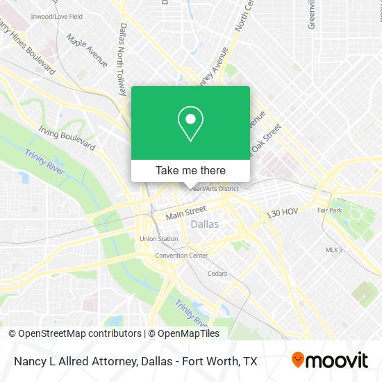 Nancy L Allred Attorney map