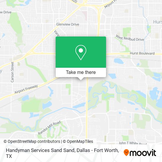 Mapa de Handyman Services Sand Sand