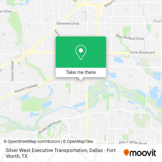 Silver West Executive Transportation map