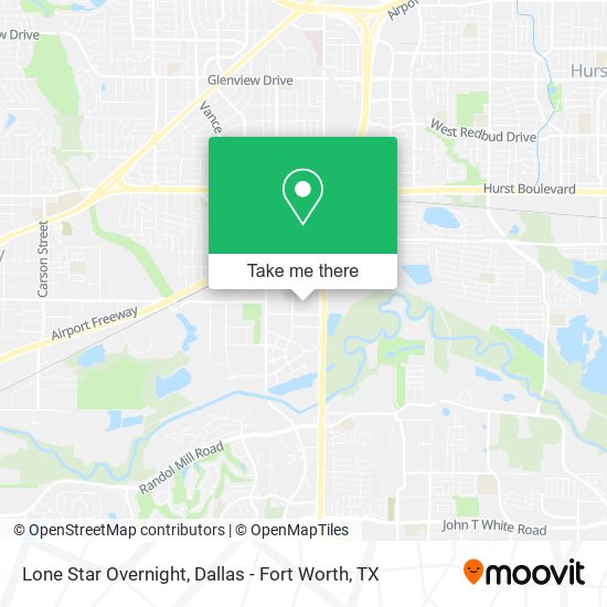 Mapa de Lone Star Overnight