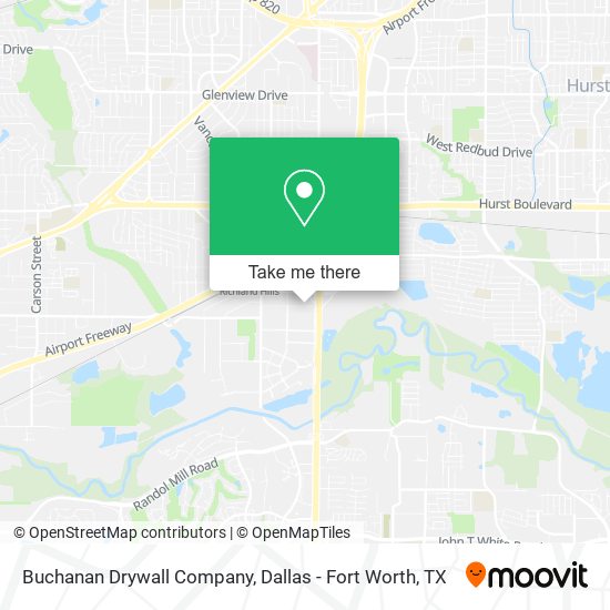 Buchanan Drywall Company map