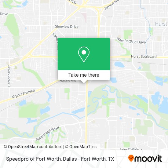 Speedpro of Fort Worth map