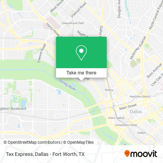 Mapa de Tex Express