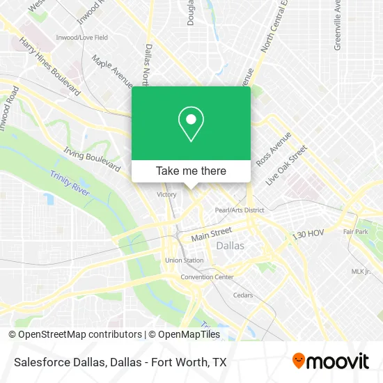 Salesforce Dallas map