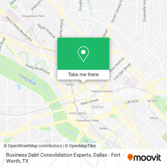 Business Debt Consolidation Experts map