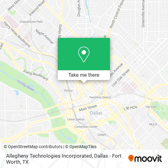 Allegheny Technologies Incorporated map