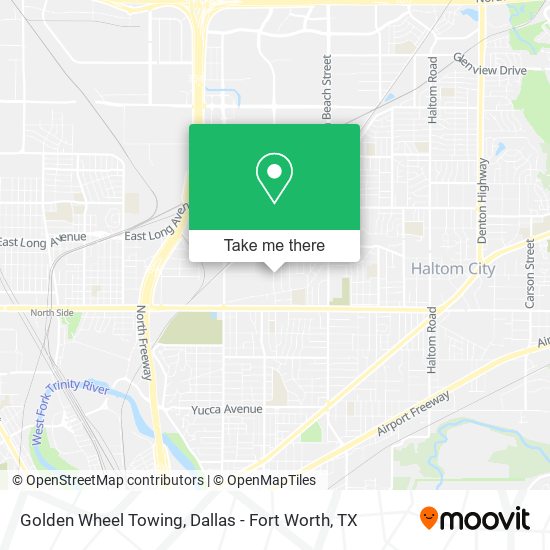 Golden Wheel Towing map