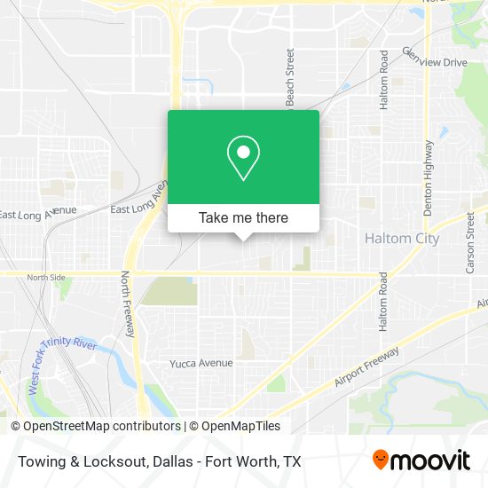 Towing & Locksout map