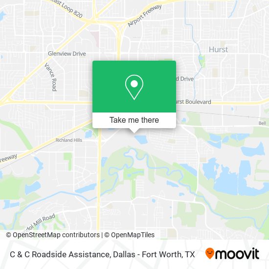 C & C Roadside Assistance map