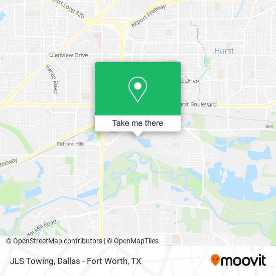 JLS Towing map