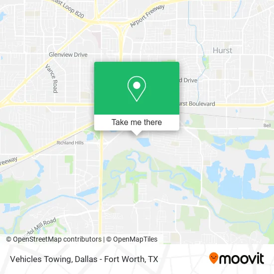 Vehicles Towing map