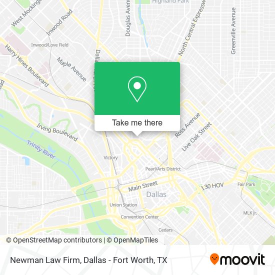 Newman Law Firm map