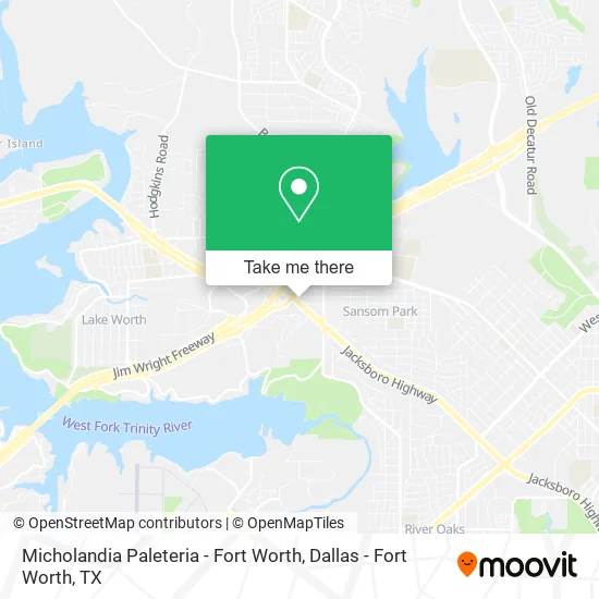 Micholandia Paleteria - Fort Worth map