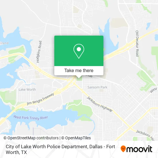 City of Lake Worth Police Department map