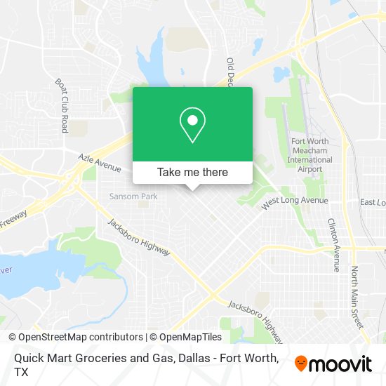 Mapa de Quick Mart Groceries and Gas