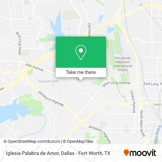 Iglesia Palabra de Amor map