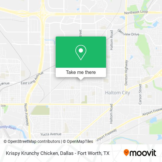 Mapa de Krispy Krunchy Chicken