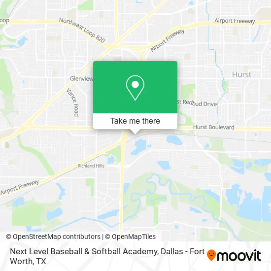 Next Level Baseball & Softball Academy map