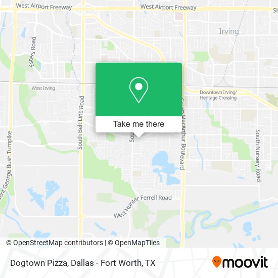 Dogtown Pizza map